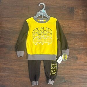 Batman matching Crew Set Size 3T